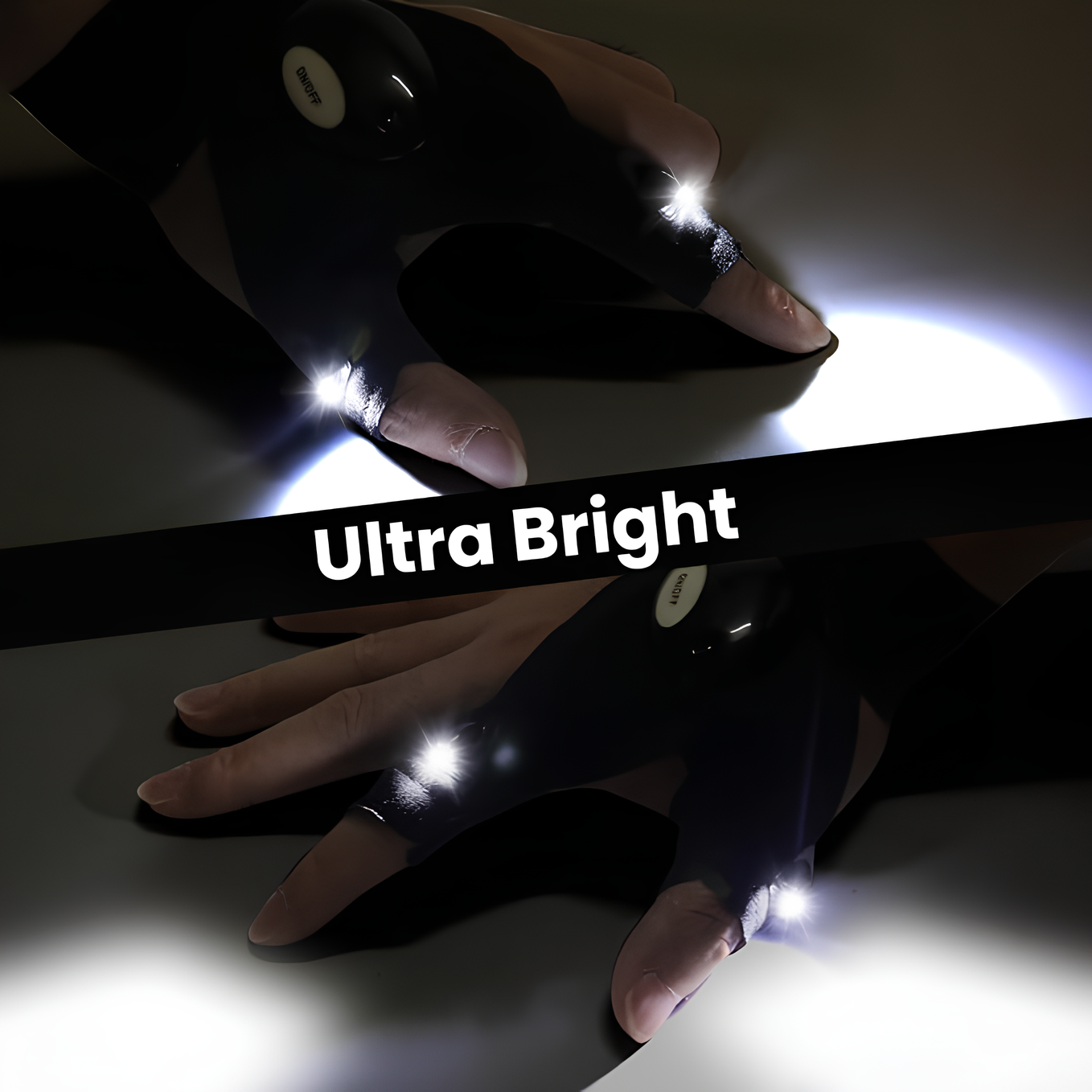 Fingerless LED Gloves NightBeam™